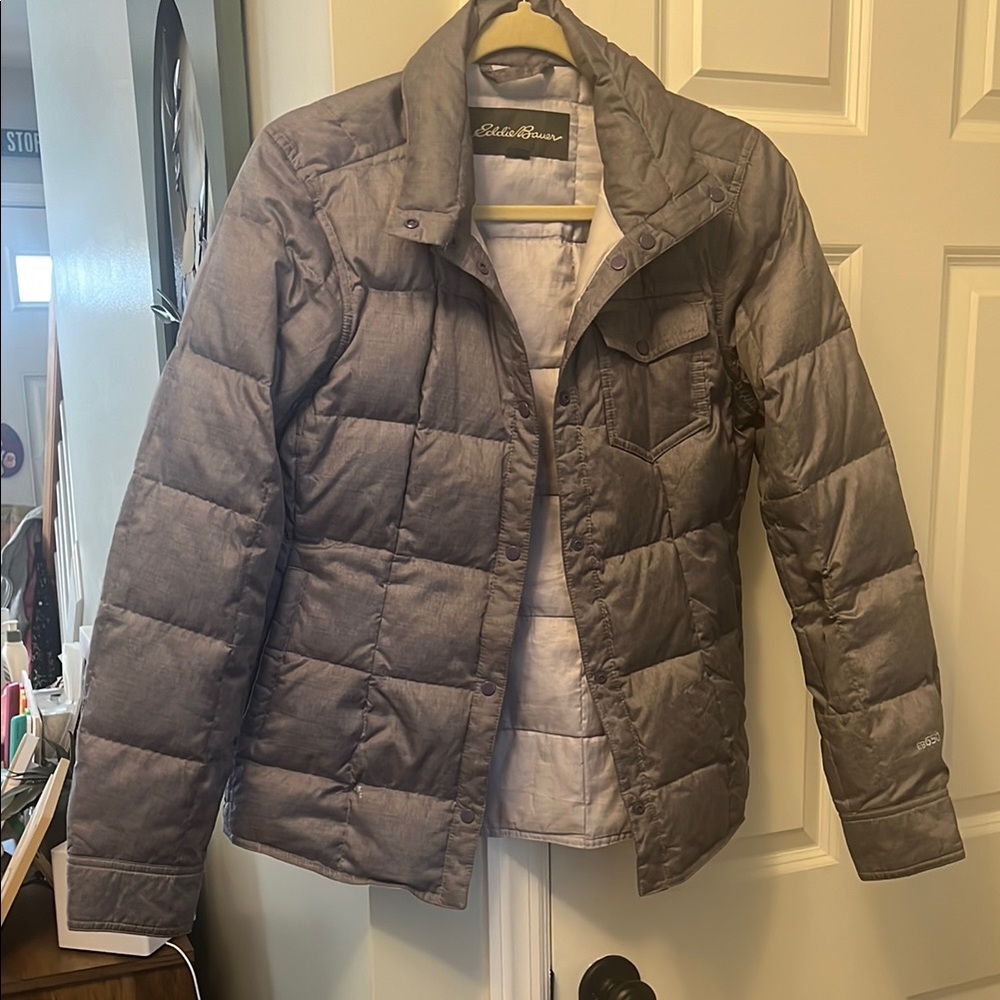 Eddie Bauer Lavendar Quilted Jacket